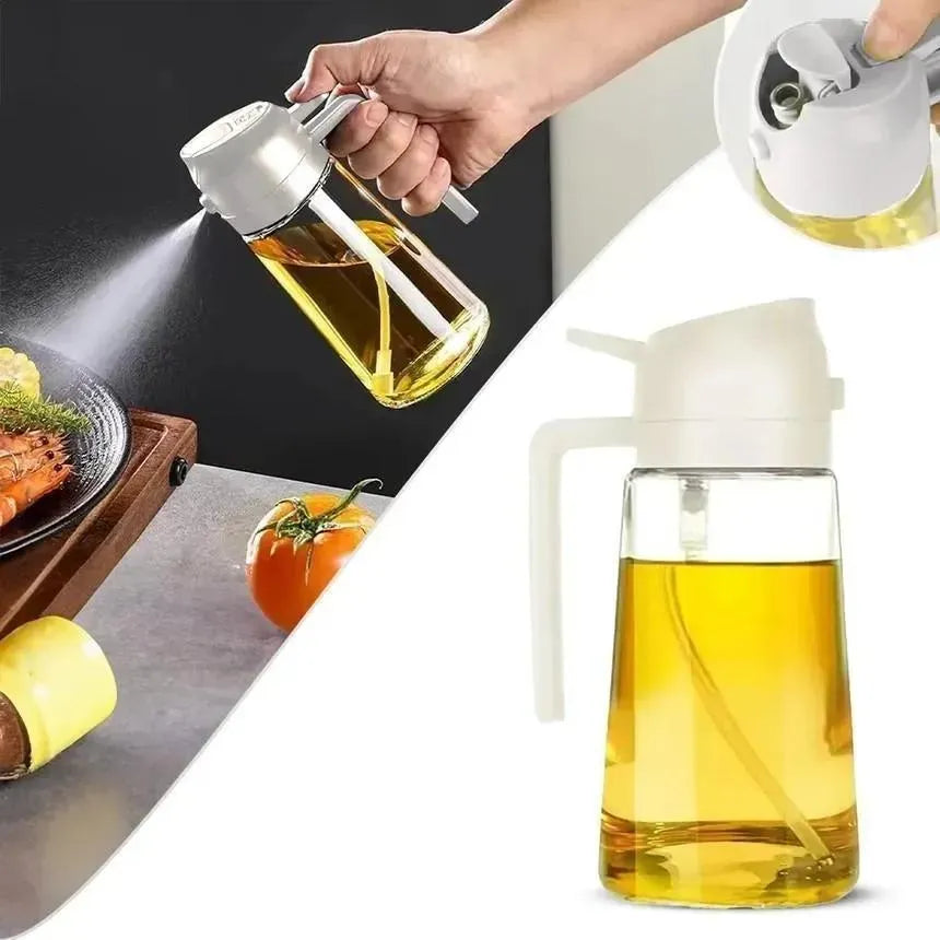 Transparent Oil Container Bottle - 1 Pc