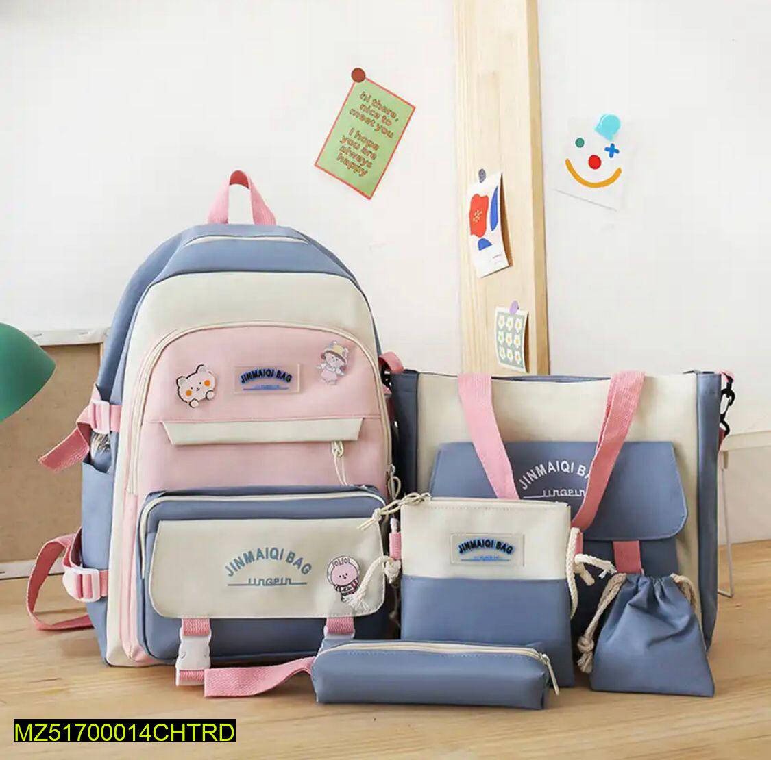 Girl's Fashion Backpack, Pair Of 4
